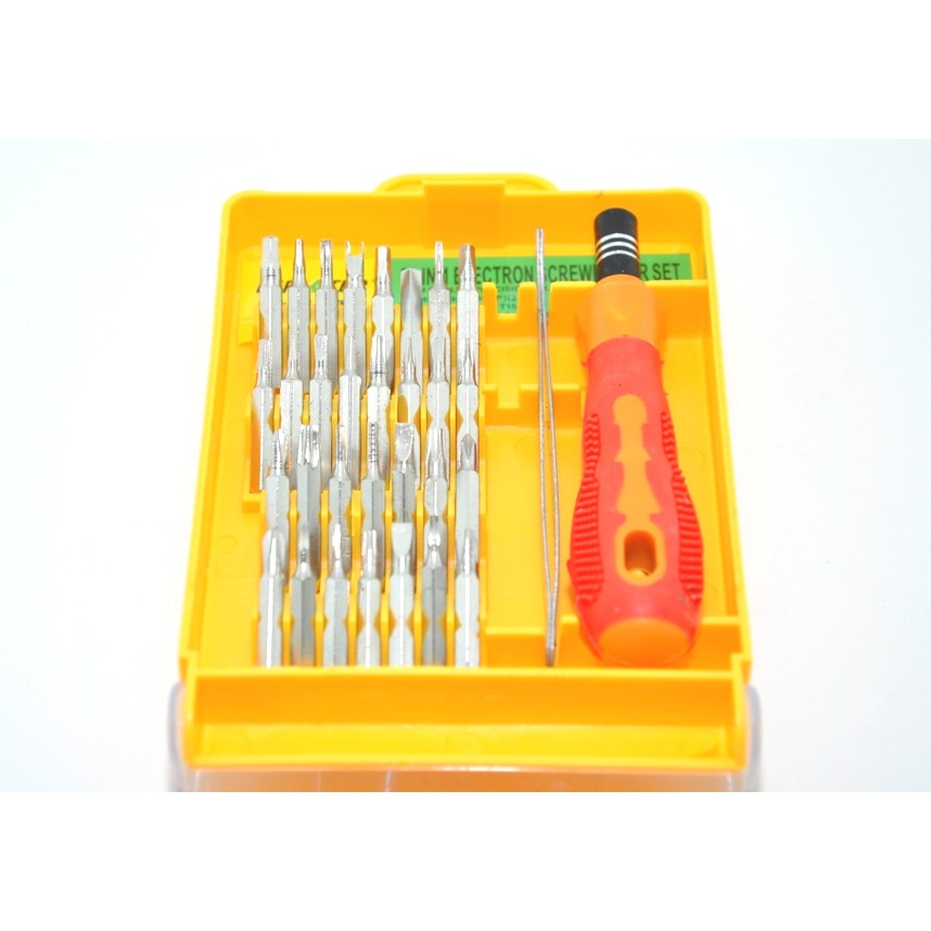 VOM Obeng Set 32 in 1 multifungsi  + Pinset - 0283