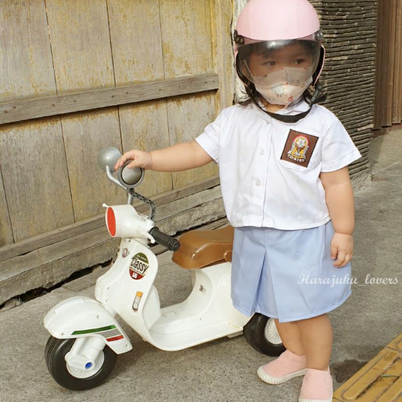 Baju Anak Lucu Unik Seragam SMA SD SMP [A003]