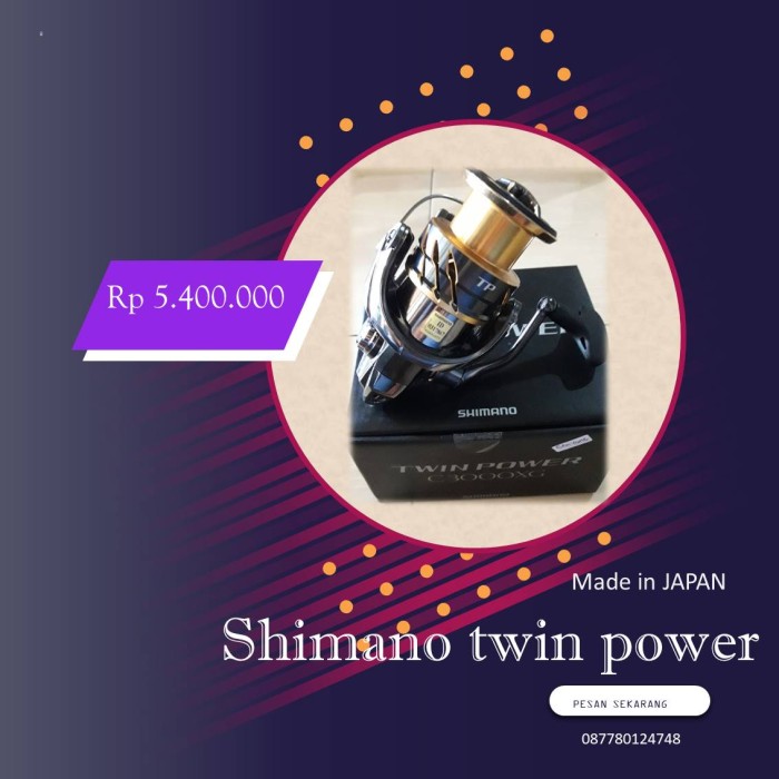 reel shimano twin power c 3000xg murah japan