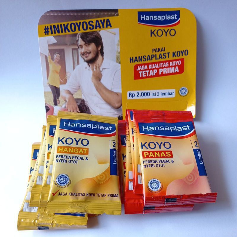 koyo panas/koyo hansaplast(20 pcs)/koyo cabe/hangat/pereda sakit