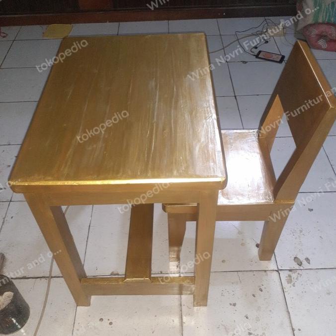 Meja Set Belajar Anak Kayu Jatilanda.Meja Tk Minimalis Kayu Jatilanda Shiyapstore12