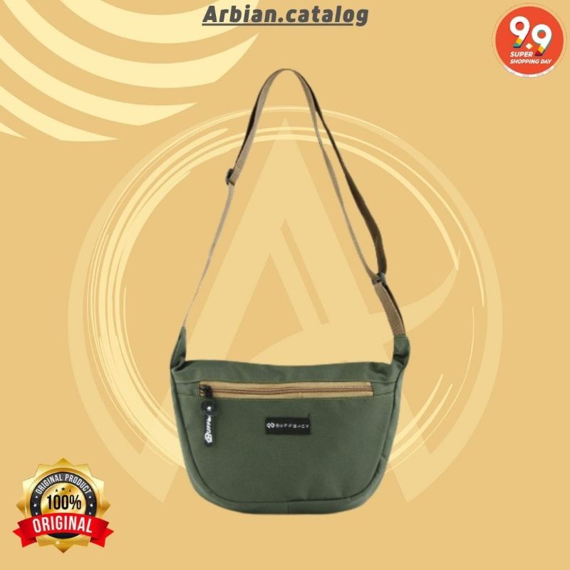 Tas Selempang Pria dan Wanita Buffback / Slingbag Casual Trendy