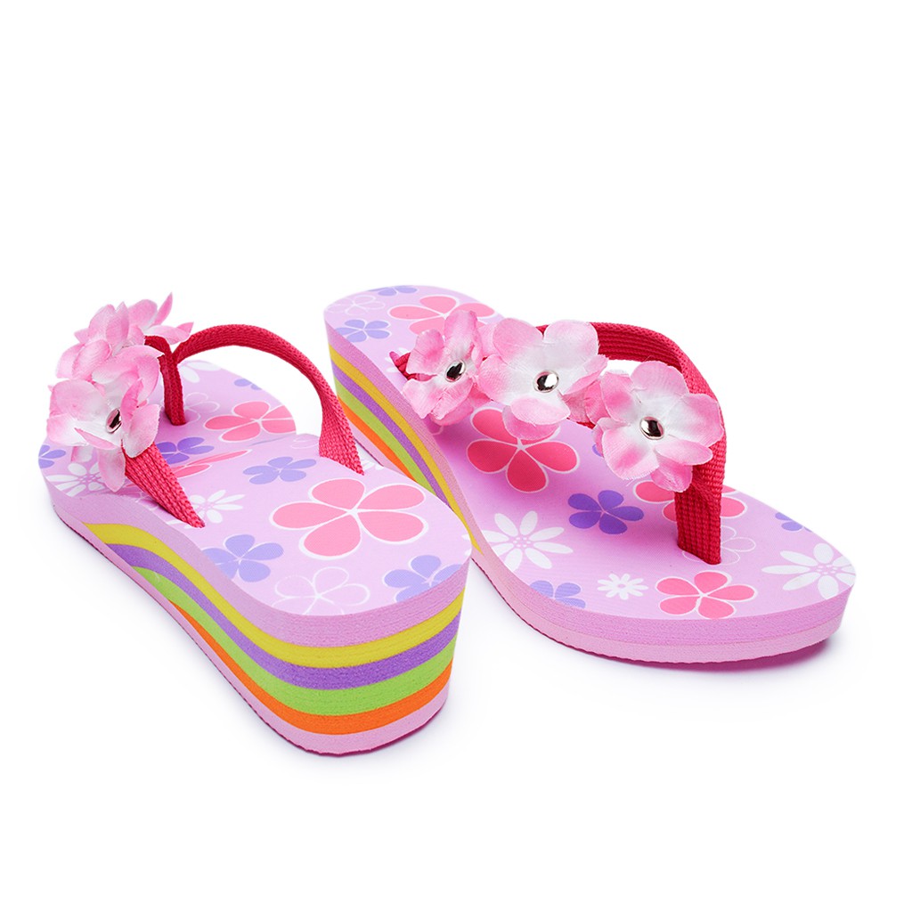  Sandal  Anak  Perempuan  Dnoir BUNGA3 PINK Shopee  Indonesia