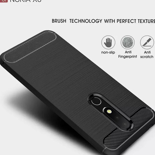 Nokia 6.1 Plus Case Rugged Armor - casing cover nokia 6.1 Plus - Izhar.Farida