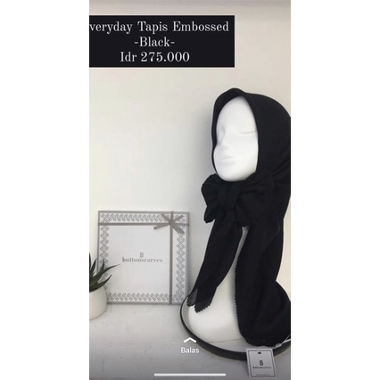 Tapis embos Buttonscarves