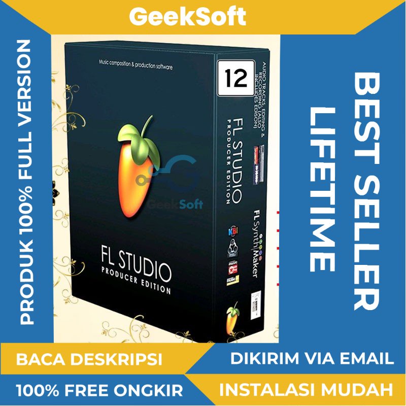 [LIFETIME] FL Studio 12 Producer Edition - Fruity Loops GARANSI AKTIVASI