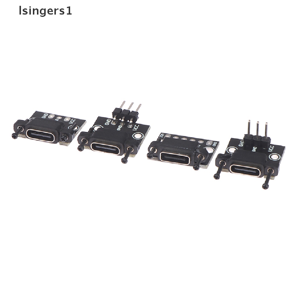 (lsingers1) 1pc Papan Tes PCB USB 3.1 Tipe C Female 12P Dengan Sekrup Adapter