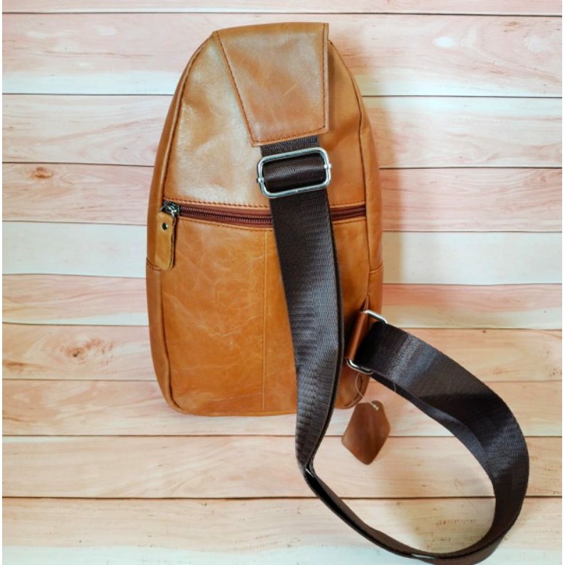 Tas Slempang Kulit Asli/Tas Kulit Sling bag