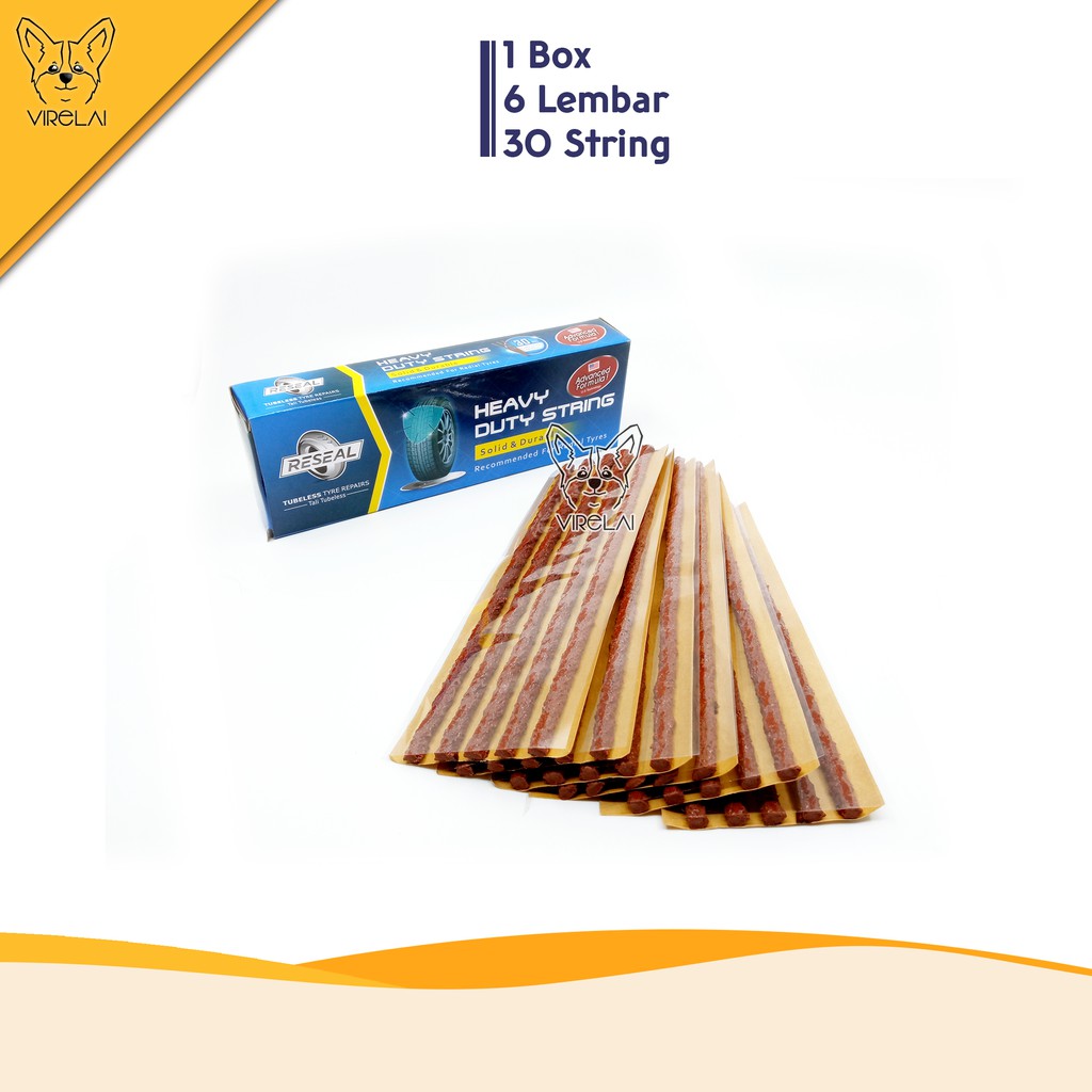 Karet Tambal Ban Cacing Tubeles merek &quot;Reseal&quot; Technology USA