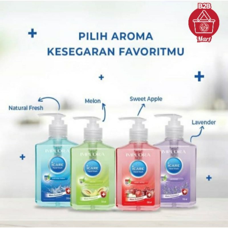 Implora icare handwash - sabun cuci tangan implora 250ml