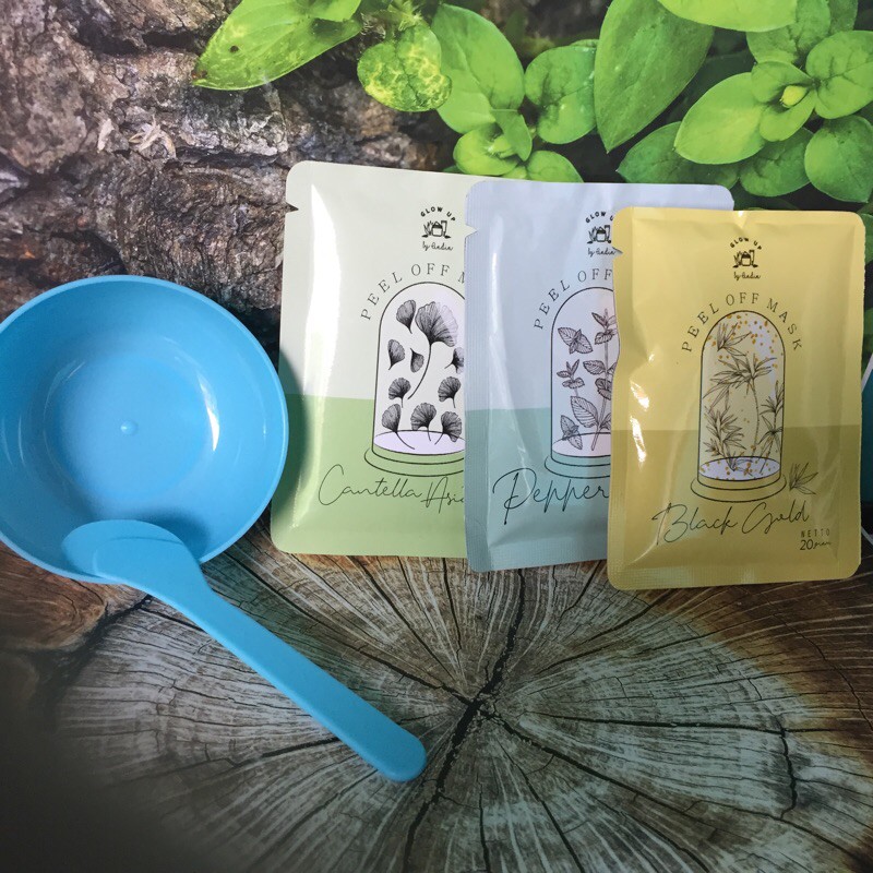 [GLOWUP BY ANDIN] Peel Off Mask ( Free Mangkok,spatula dan gift khusus setiap pembelian 3pcs )