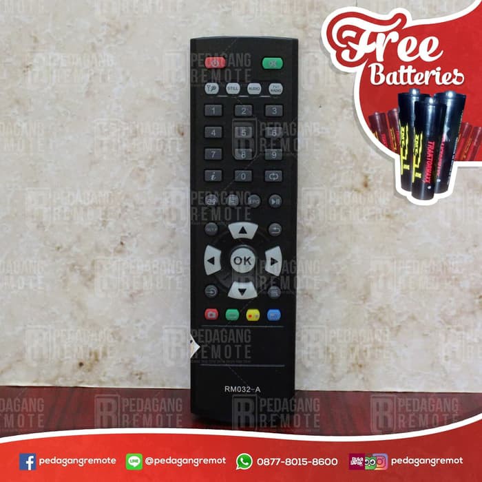 RET-221 Remot / Remote Gadmei TV Tuner Box RM032-A Original