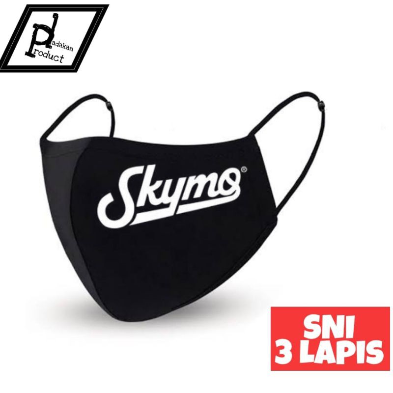 Makser Skymo / masker kain 3 Lapis / Masker 3 Ply / Masker Earlop / Masker 3 Lapis / Masker Distro