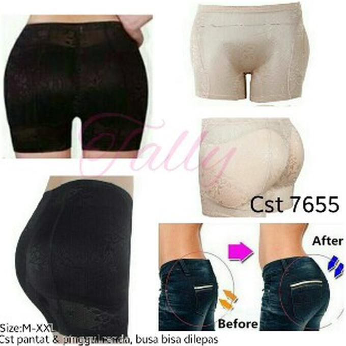 korset pantat busa samping dan belakang