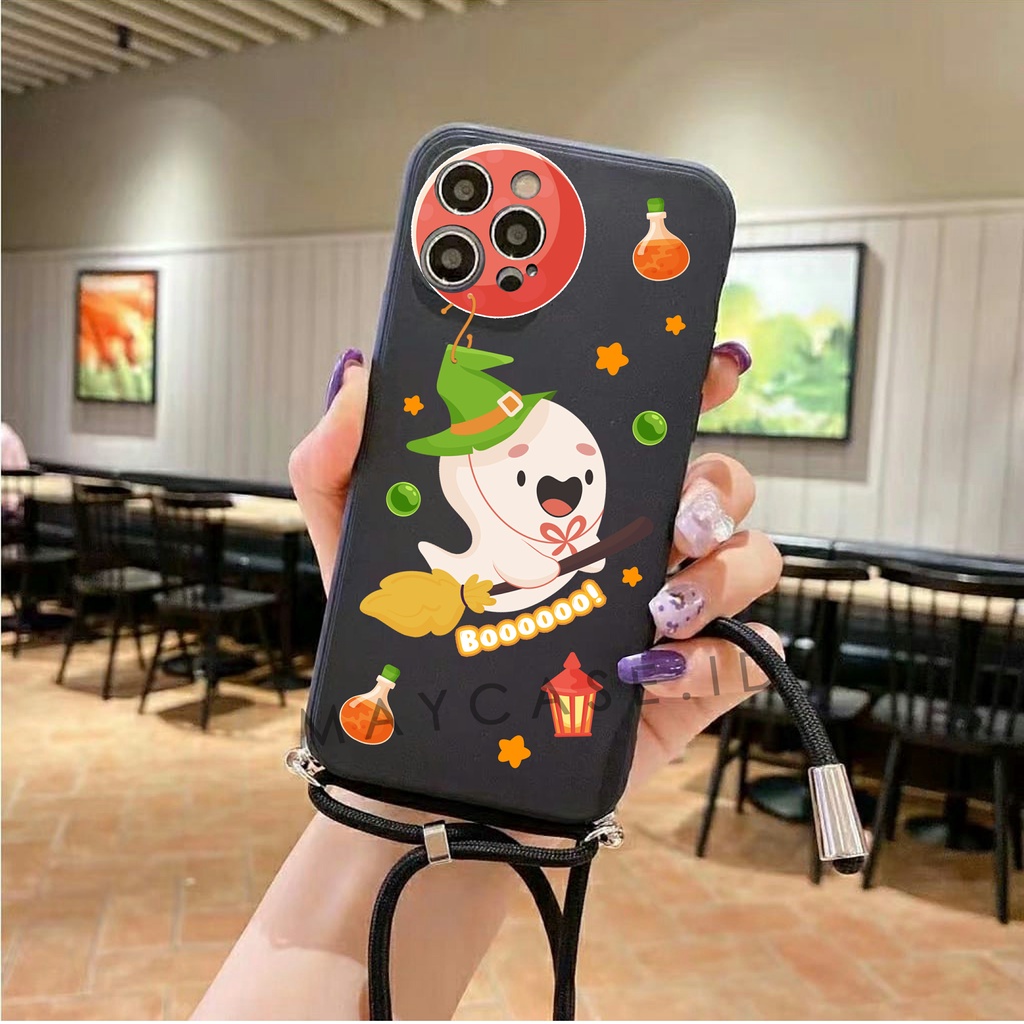 Softcase Macaron Motif + Tali Sling Oppo A96 A76 A16K A16e A16 A54 A55 A74 4G A95 4G Reno 7 4G 5G 7z