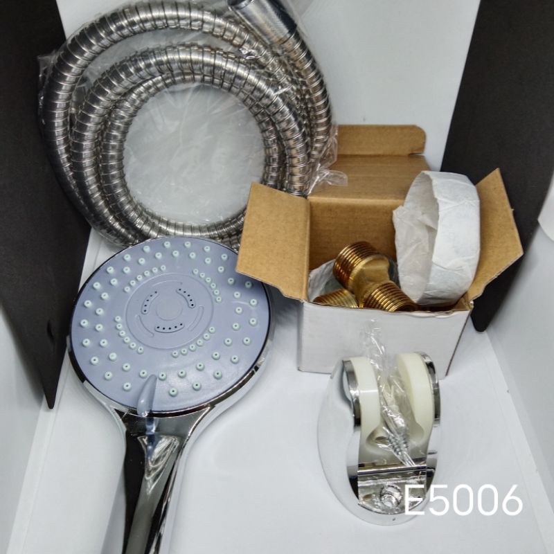 Kran Bathub Panas dingin LENGKAP/Kran Shower/Kran Air Panas bahan kuningan