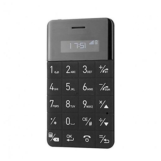 Murah Berkualitas  - Wime T1 Talkase Mini Mobile Phone Bluetooth - Black
