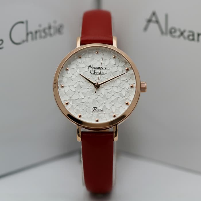 ALEXANDRE CHRISTIE AC 2728 ROSE GOLD RED ORIGINAL
