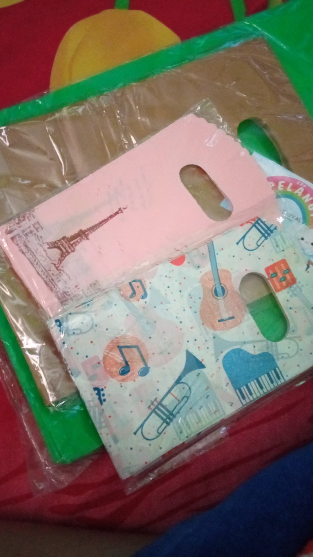 ❤baru❤kantong Plong Pelangi 15x22cm . Kantong Pond Oval . Plong Oval Kantong Olshop Online Shop