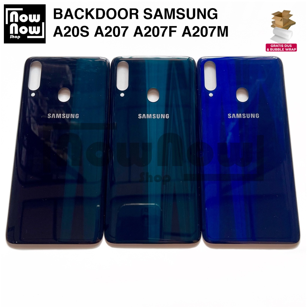 Backdoor Tutup Belakang Baterai Backcover Back Casing Housing Samsung Galaxy A20S A207 A207F A207M Cover Belakang SM-A207F SM-A207M SM-A2070