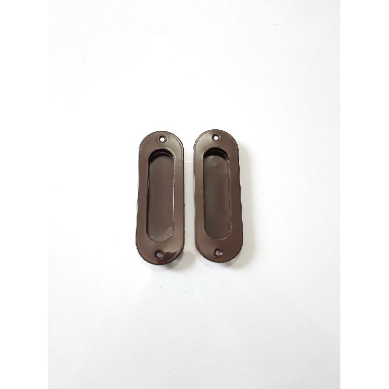 Tarikan Kom Oval Coklat / Handle Kom / Tarikan Pintu Dorong Sliding