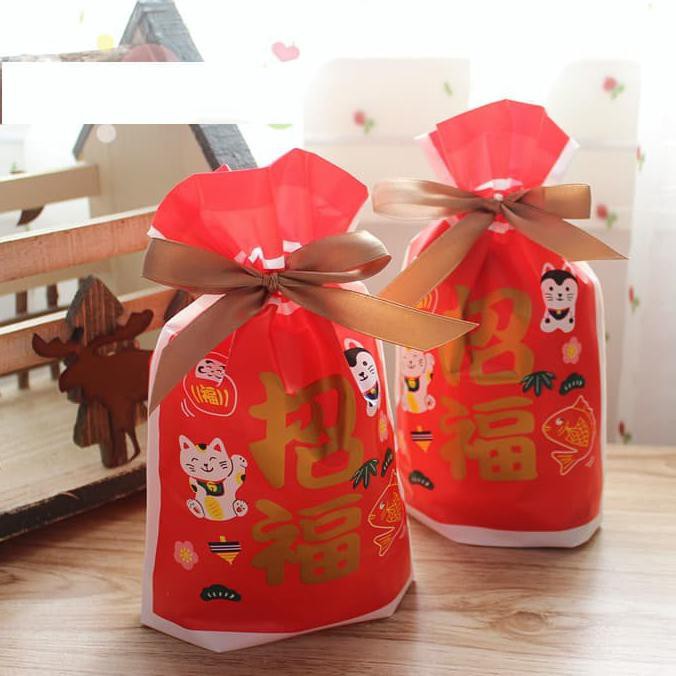 

kantong cookies motif jepang, kantong kado serbaguna kantong bingkisan