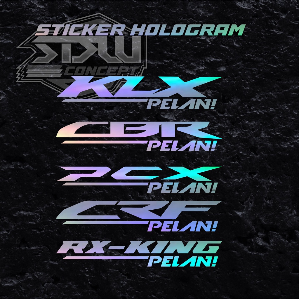 Sticker Cutting Stiker Motor Pelan Variasi Harga satuan ( 1 PCS )