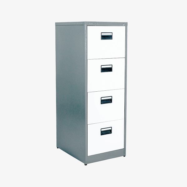 Jual Filing Cabinet 4 Laci Dark Grey / Lemari Kabinet / Drawer Kabinet ...