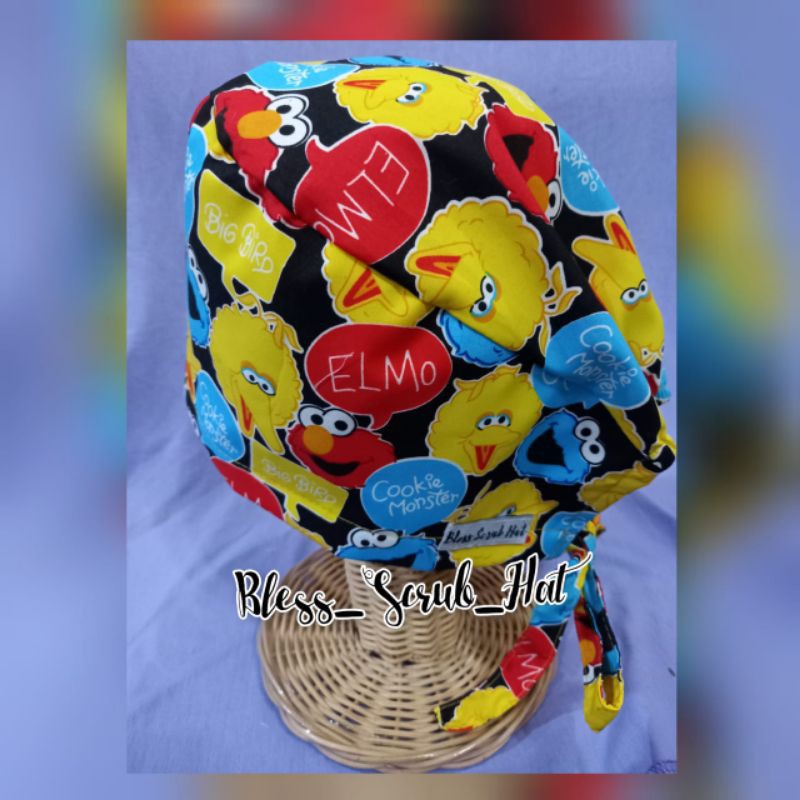 Topi Bedah / Nurse Cap/ Sugical cap/ Topi Motif/Elmo