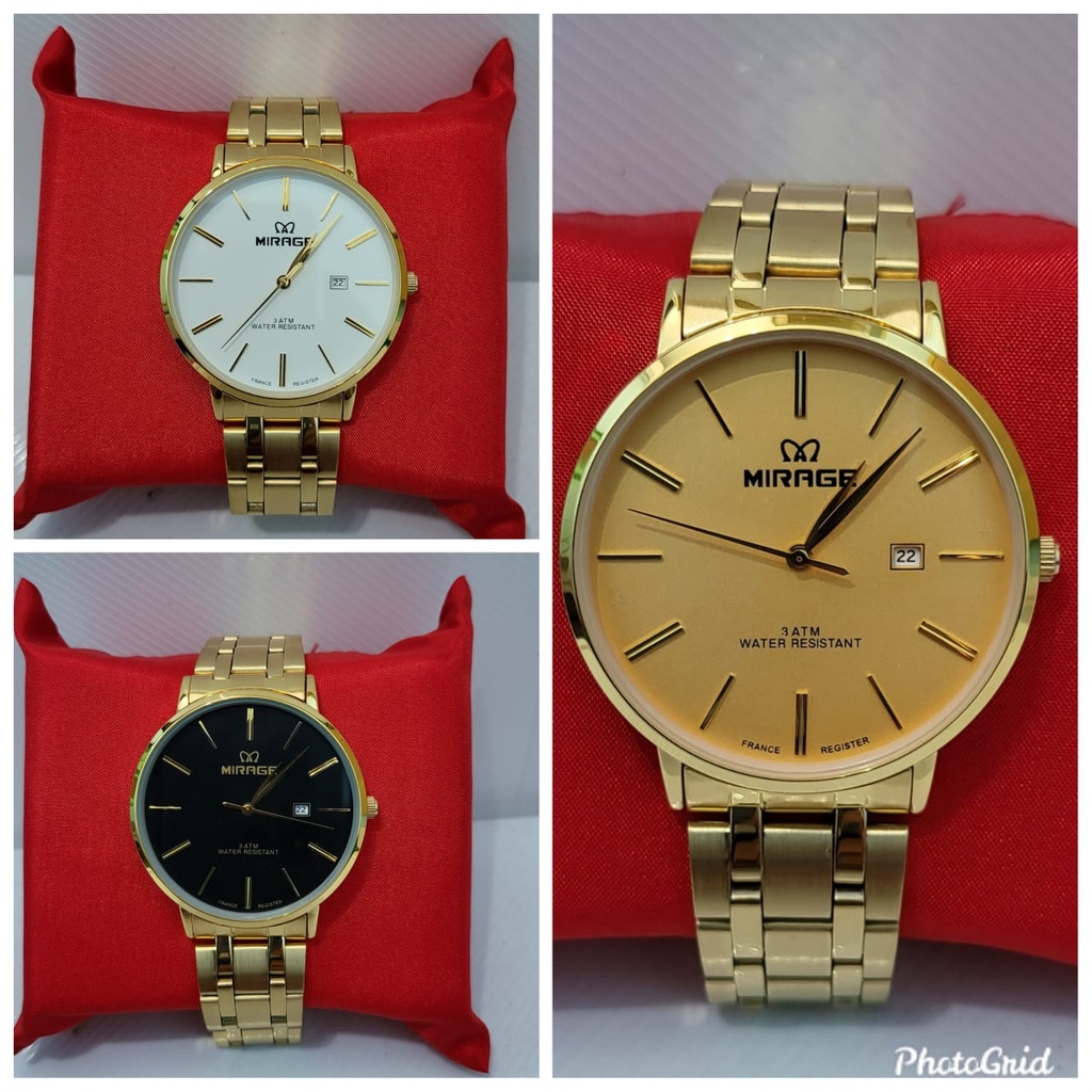 Jam Tangan Pria Mirage 8734 Kuning