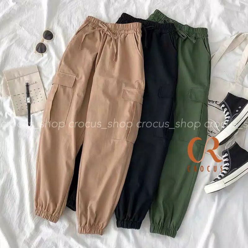 TERBARU CELANA PANJANG CARGO WANITA / CELANA CARGO WANITA PANJANG