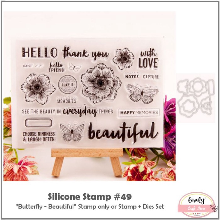 

Gilaa!!! Transparent Silicone Rubber Clear Stamp 49-Cards, Art Craft, Scrapbook Gilaa!!!