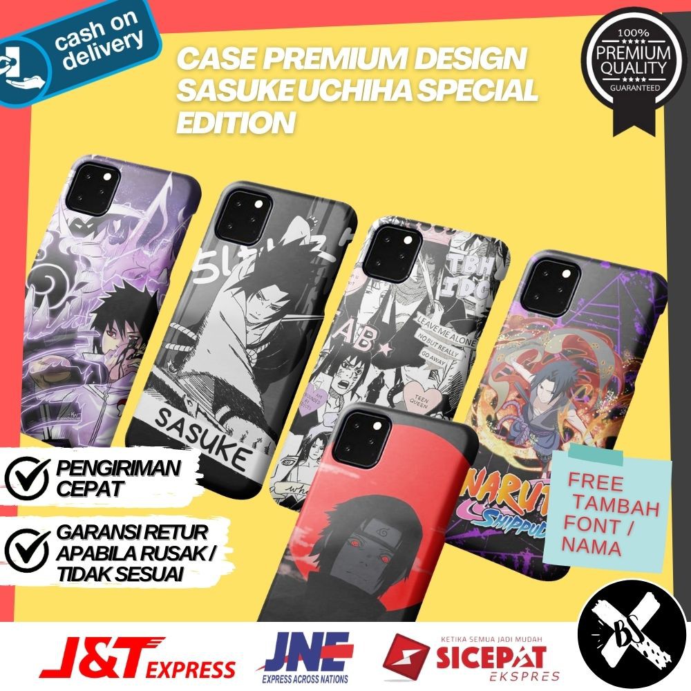 Case Anticrack / Hardcase 3D Anime Naruto Design Sasuke Uchiha SE Special Edition By Boom08s
