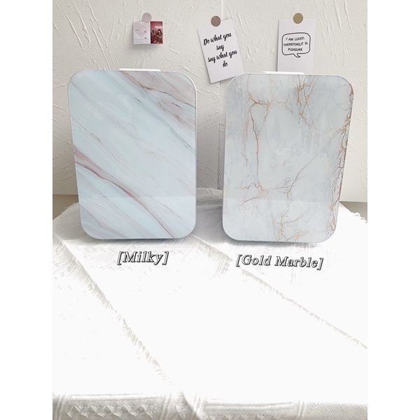 Kulkas Mini 10L Marble Skincare / Mini Fridge Portable Kecil