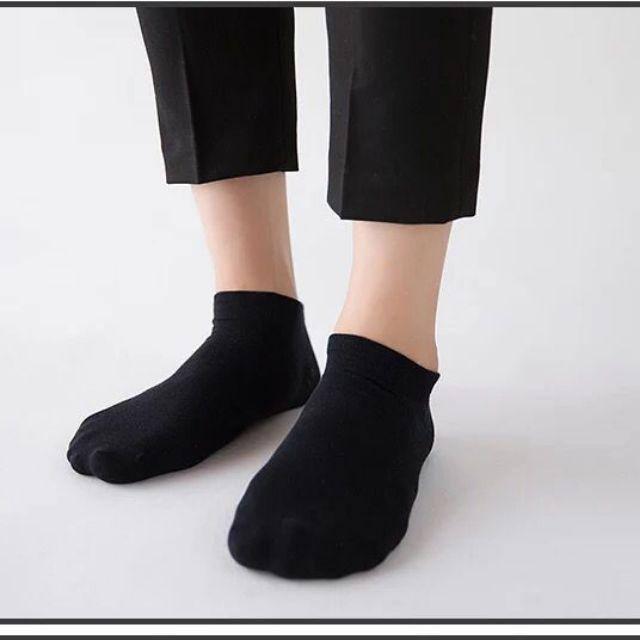 Kaos Kaki Polos Semata Kaki / Kaos Kaki Pendek Polos-Hitam