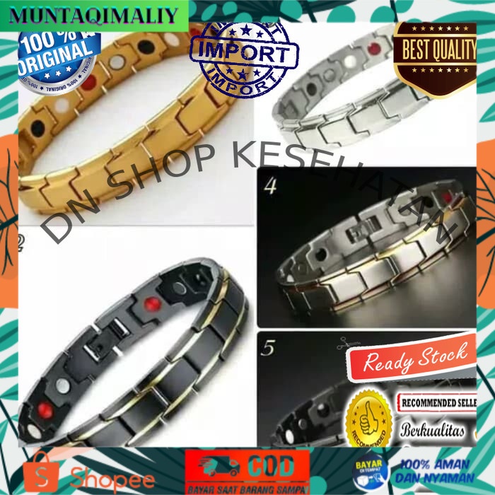 [TERABARU] Gelang kesehatan - Alat Terapi - magnetic infrared germaniu - 100% ORI