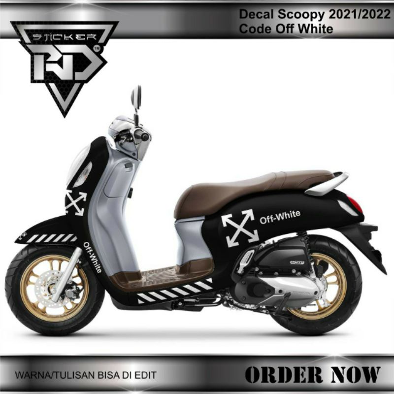 decal sticker Scoopy prestige off white