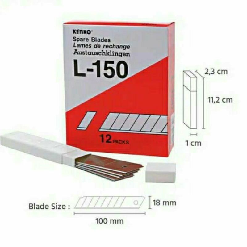 

Refill Isi Cutter Kenko L-150