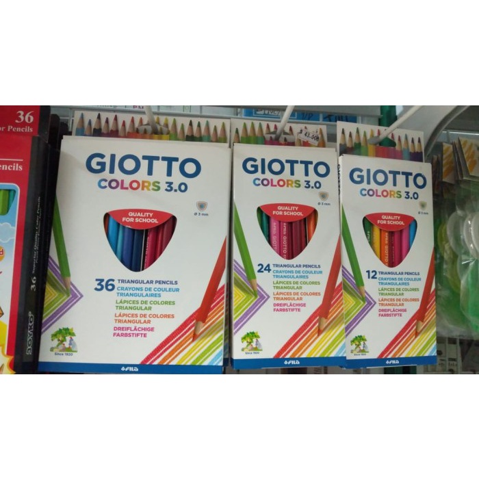 

Cuci Gudang Giotto Classic Triangular Pencils 36 Colors Bagus