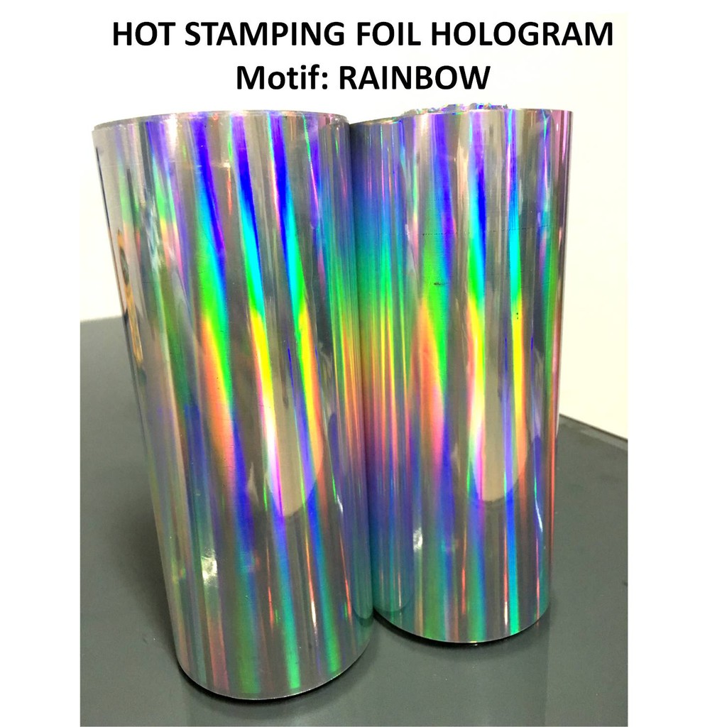

HOT STAMPING FOIL HOLOGRAM MOTIF RAINBOW