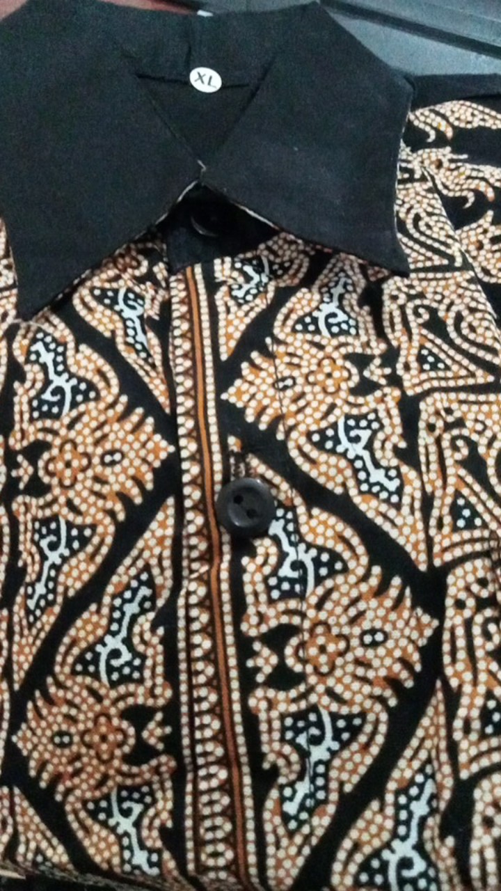 Terlaris Batik Couple Keluarga Motif Modang Coklat