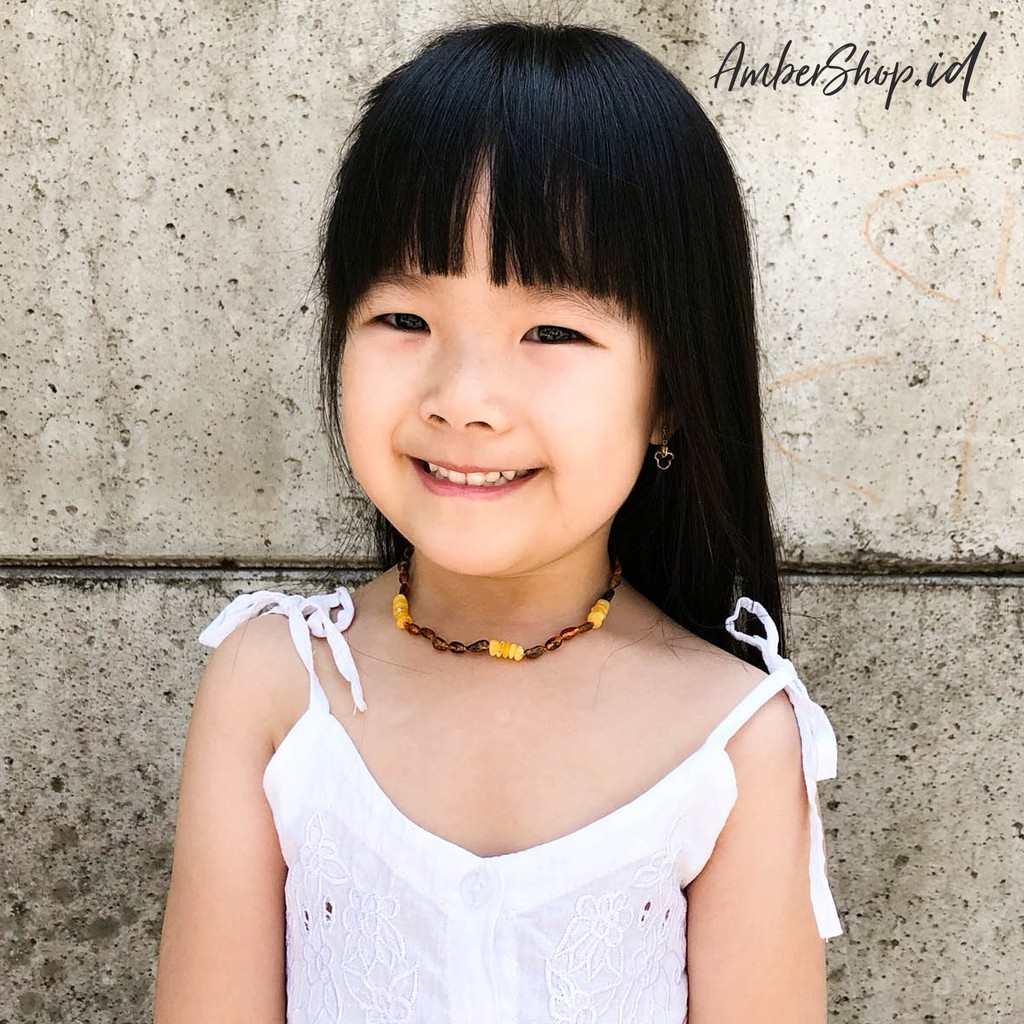 Kalung Bayi Amber pereda tumbuh gigi bayi - Amber Shop AS5 (FREE GIFT)