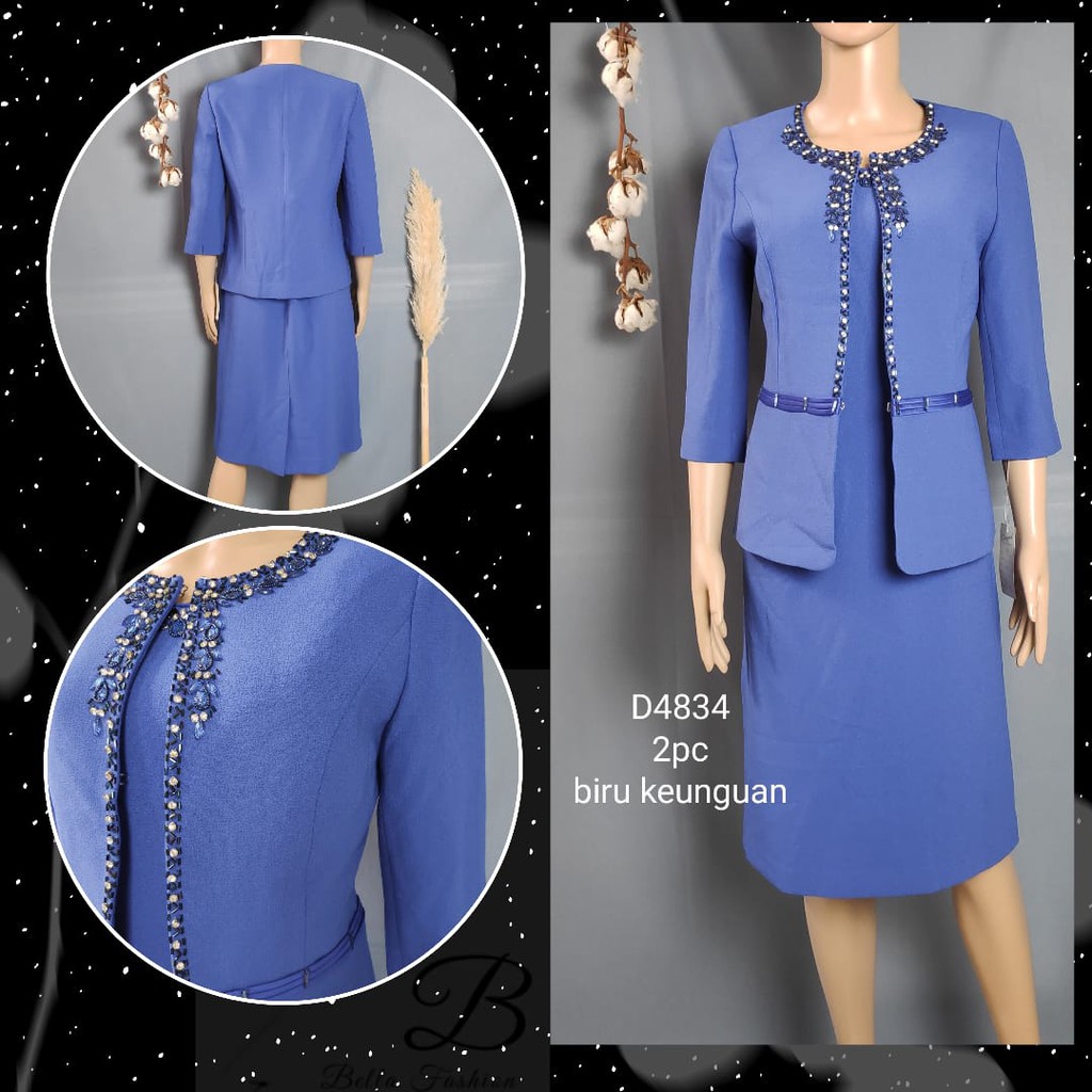 DRESS DRAGON 2PSC BAHAN KUALITAS IMPORT M-D4834