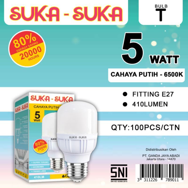 LAMPU LED BOHLAM PUTIH