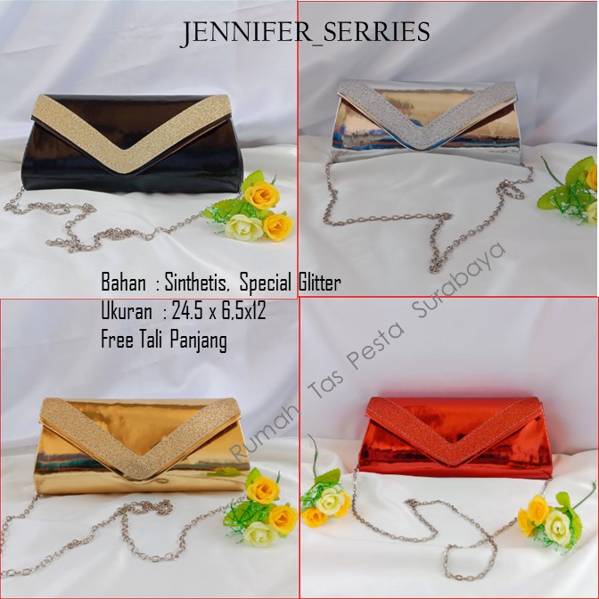 Tas Elegan ,Tas Slempang,Tas Etnik,JENNIFER_HITAM