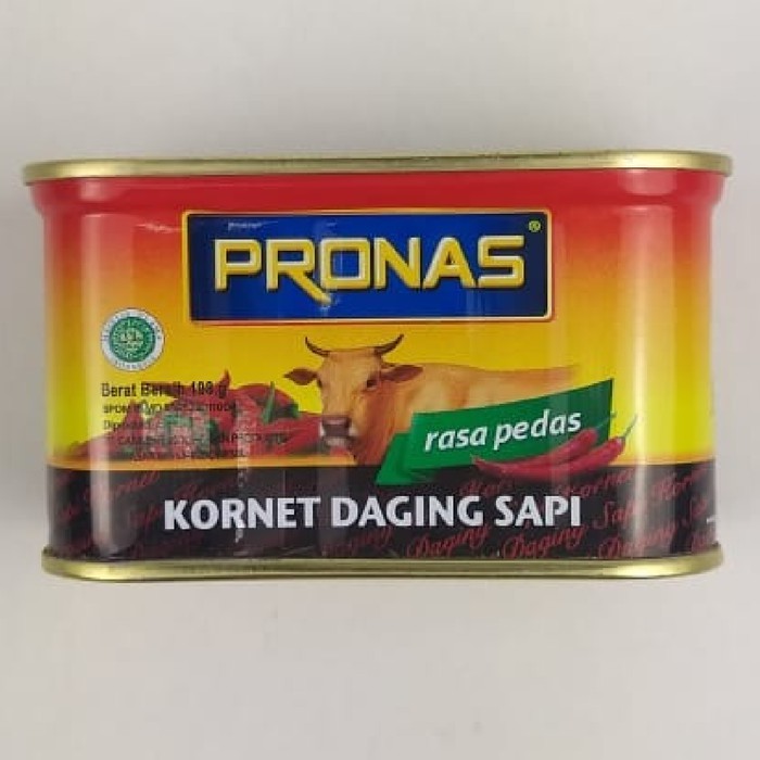 PRONAS KORNET DAGING SAPI RASA PEDAS 198g