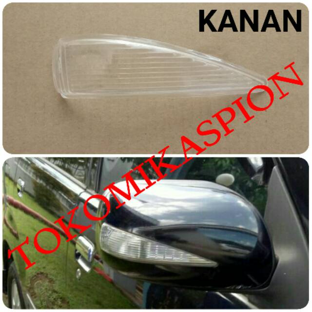 hanya kanan - mika sein spion avanza type s - mika lampu spion Avanza type s - mika riting avanza