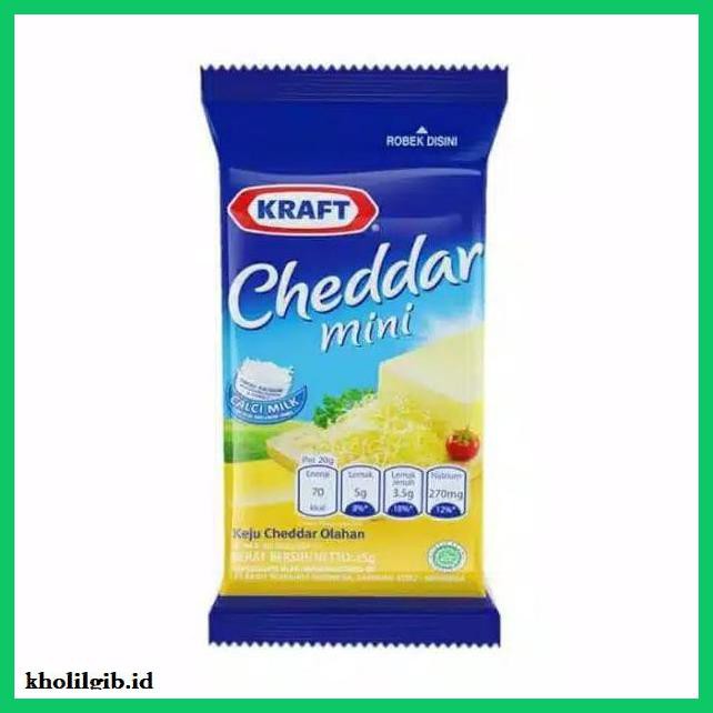 

Ujekujek- Keju Kraft Cheddar 30 Gram -Original.