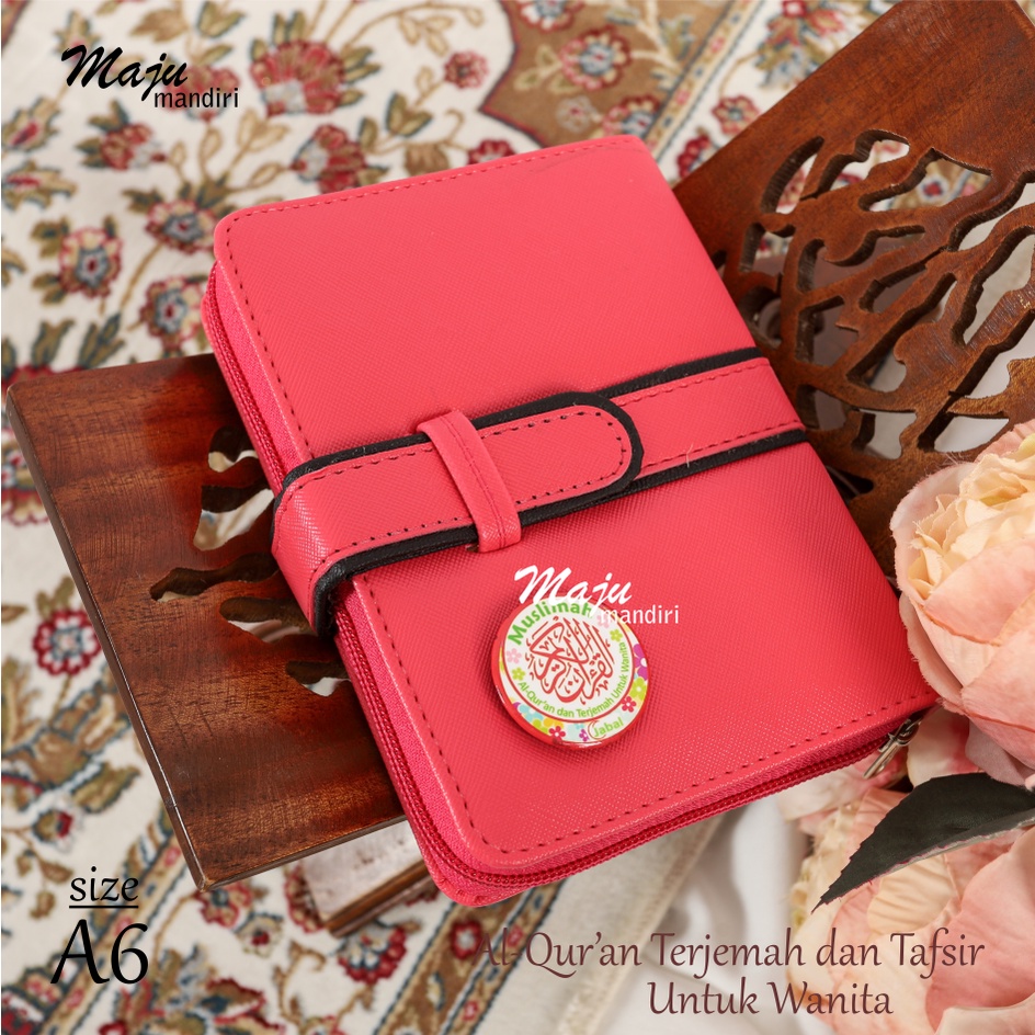 Mushaf Muslimah Al Quran Wanita Terjemah Tafsir Kecil Ukuran A6 Alquran Jabal