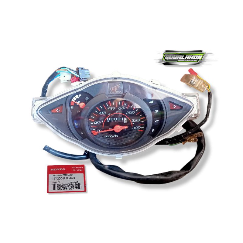 spidometer speedometer spido Supra fit new s x ori original ahm 37200ktl701